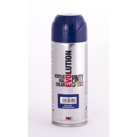 PINTURA SPRAY PINTY PLUS AZUL BRILL.RAL 5003 520ML