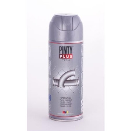 GALVANIZADO SPRAY PINTY PLUS TECH PLATA 520ML. 738