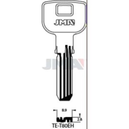 LLAVES JMA ALPACA SEGURIDAD TE-80EH