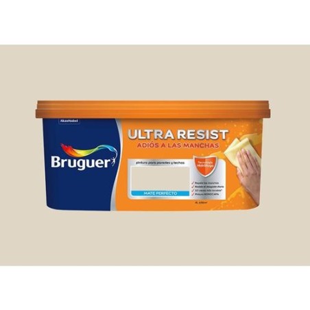 PINTURA PLAST.INTERIOR BRUGUER BEIGE ATEMPORAL 4L