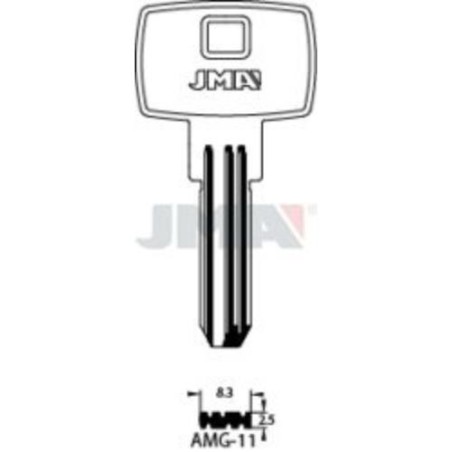 LLAVES JMA LATON SEGURIDAD AMG-11