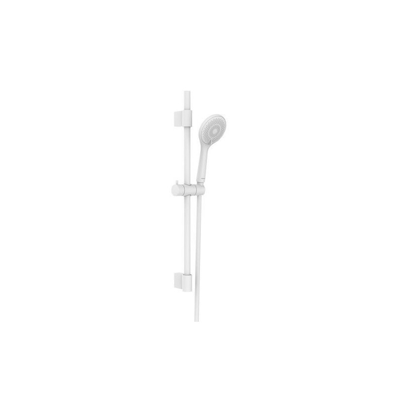 SET BARRA DUCHA ACERO INOXDA 70CM BLANCO 24916100