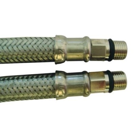 JUEGO CONEXION INOX. GRIFERIA 3/8 10X100 35MM