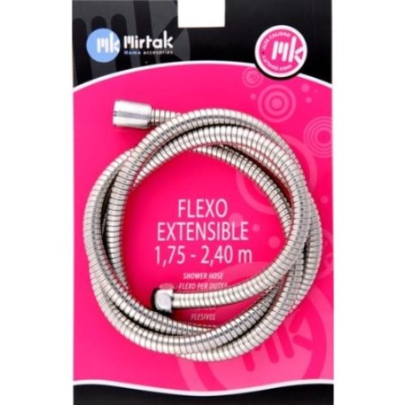 FLEXO DUCHA INOX.EXTEN. T-C 1,75-2,20 (BL.) B55163
