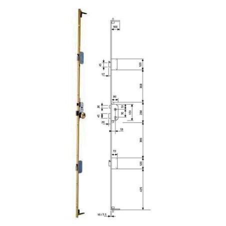 CERRADURA SEGURIDAD TLPN5/66/LE