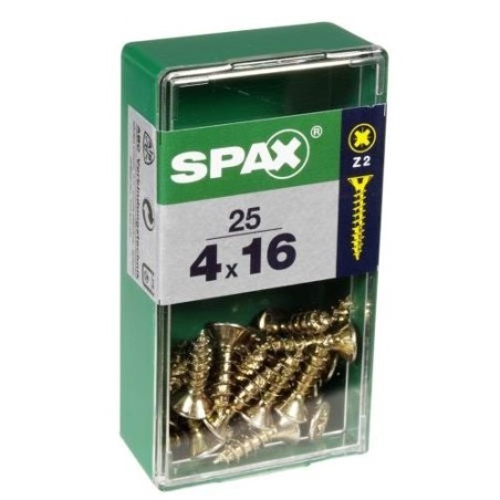 TORNILLO SPAX C/PL POZI BRICO. 4.0X25 C/20 UDS