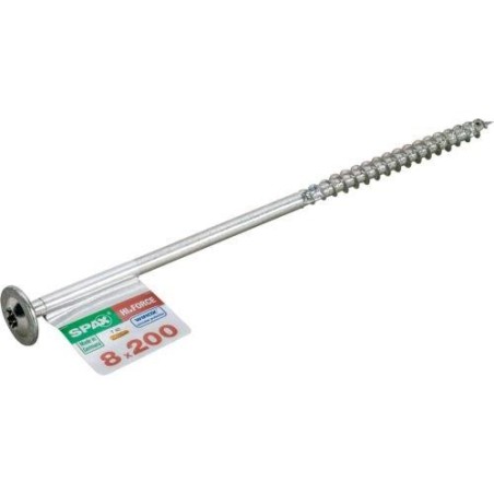 TORN. SPAX C/ARAN.TORX 8.0X200 WIROX 1 UNIDAD