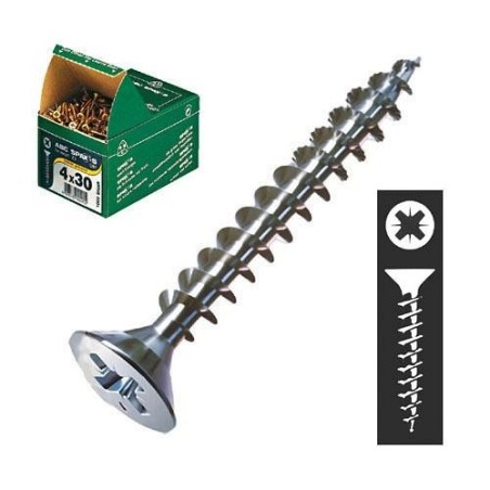 CENT. TORNILLO SPAX-S C/PL. BICROMATADO 4.0X50