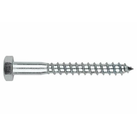 TORNILLO MADERA DIN-571 C/EXAGONAL 6X60 ZN.(BL.)