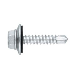 TORNILLO CON ARANDELA VULCAN. ACERO 4.8X25 P14 BL