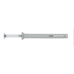 TACO CLAVABLE CON TORNILLO 6X40 6(BL.) BZTCCA06040