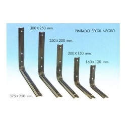 ESCUADRA NEGRO 300X250 0210012300