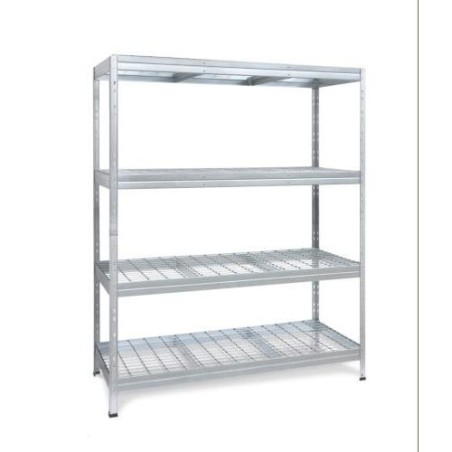 ESTANTERIA METALICA WIRE 180X150X60 GALVANIZADO