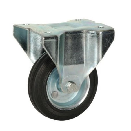 RUEDA FIJA GOMA RODILLOS 80 MM. M820 75501