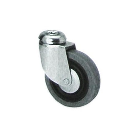 RUEDA GIRATORIA GOMA BH 100 MM. 3-0008