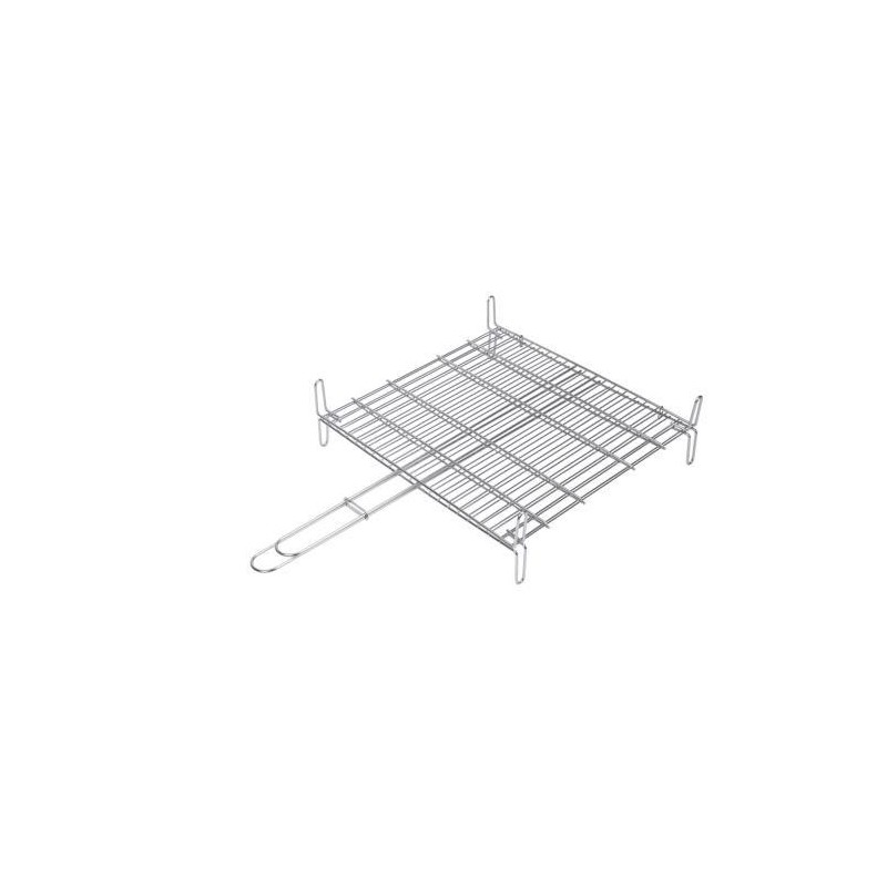 PARRILLA DOBLE INOX. 18/8 30X35CM. 2680
