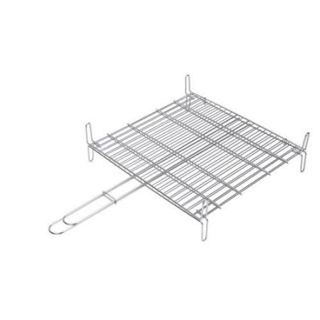 PARRILLA DOBLE INOX. 18/8 40X45CM. 2685