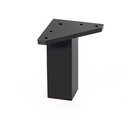 PATA MUEBLE CUADRADA ABS 40X100MM NEGRA 50013NE
