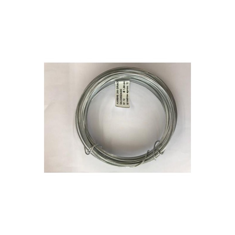 ALAMBRE GALVA ROLLO 250 GR N  10 1,5MM X 18M. 39036