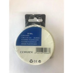 ALAMBRE PLASTIFICADO BLANCO 1,6/2,8 MMX25 M. 39071