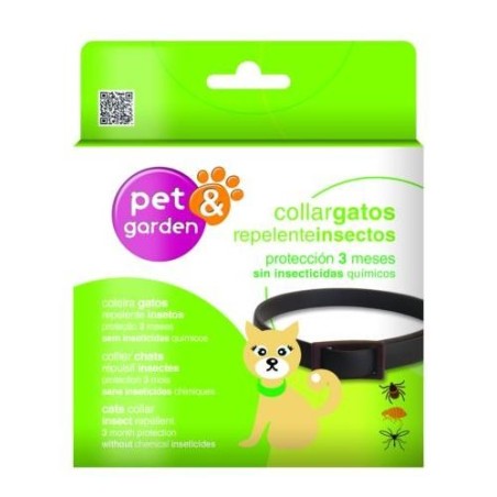 COLLAR REPELENTE INSEC.GATOS PET&GARDEN 1-40592