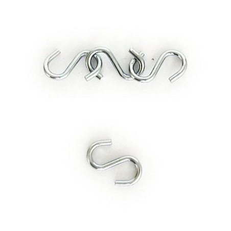GANCHO FORMA S GALVANIZADO 40 ( CENT. )
