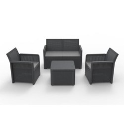 SET JARDIN NASSAU STORAGE 2 SILLONES + SOFA + MESA