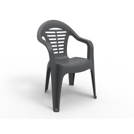 SILLA EXTERIOR  MENORCA ANTRACITA 43034