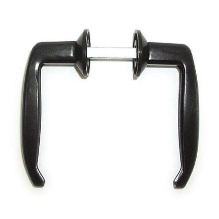 MANETA REGULABLE PAVONADO NEGRO CON TORNILLO 36