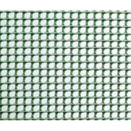 ROLLO MALLA CUADRADA CUADRANET 5X5MM 1X25M VERDE