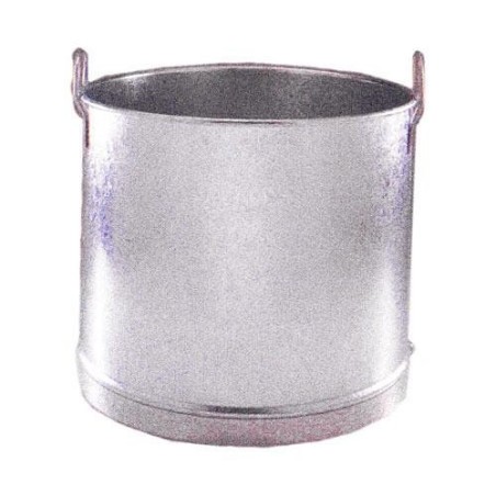 CUBO RECTO GALVANIZADO 2 ASAS LATERALES 14 26 L.