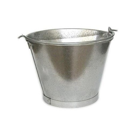 CUBO CONICO 10 L. GALVANIZADO 12