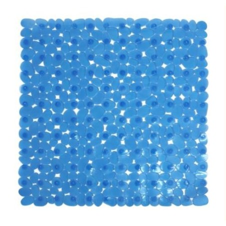 ALFOMBRA BAÑO ANTIDESLIZ. 54X54 AZUL MARELIA 5223