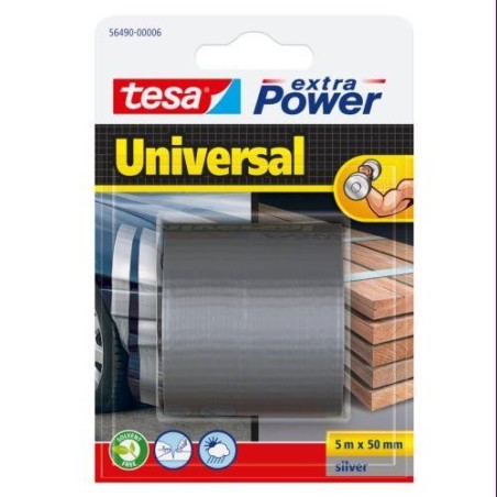 ROLLO CINTA AMERICANA GRIS 5X50 56490