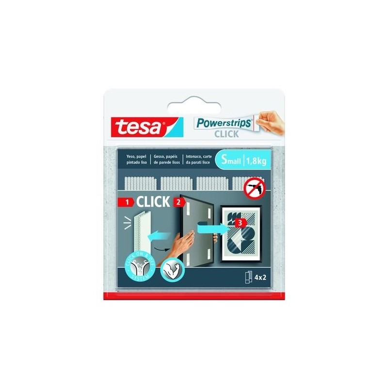 TIRAS CUELGA CUADROS POWERSTRIPS CLICK 4X2 PEQUEÑA