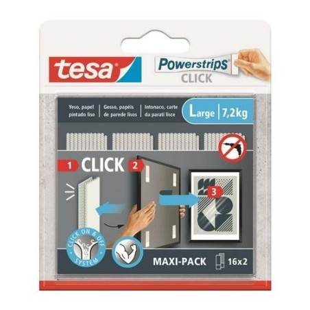 TIRAS CUELGA CUADROS POWERSTRIPS CLICK 16X2 GRANDE