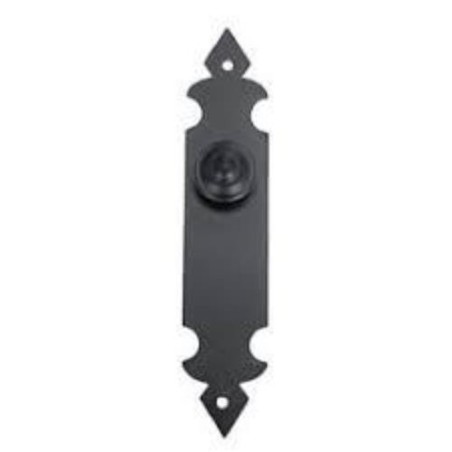 TIRADOR POMO PLACA LISA 30X150 MM.