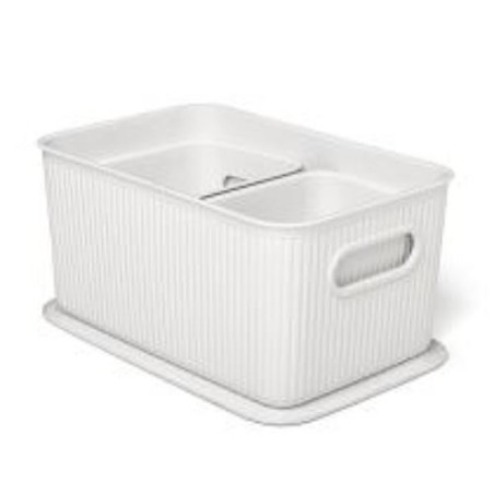 SET 3 CESTAS 1X5L+2X1,5L+TAPA BAOBAB BCO.PERGAMON