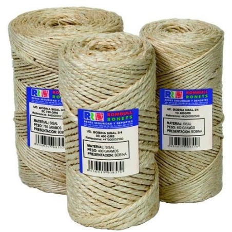 HILO SISAL 3/4 A 2 CABOS 750 GR.