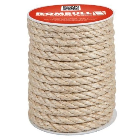 CUERDA CABLEADA SISAL 4 CABOS 10 MM. 25M.