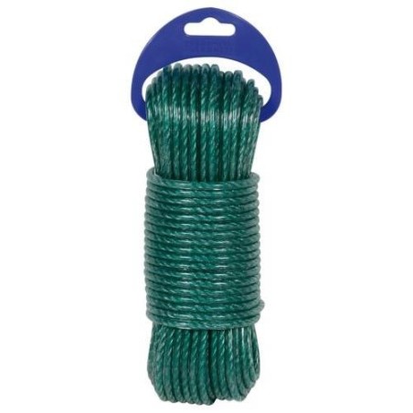 CABLE ACERO PLASTIFICADO VERDE 15 M.