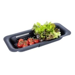 ESCURRIDOR EXTENSIBLE DE FREGADERO SIEVO NEGRO
