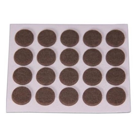 FIELTRO ADHESIVO DISCO 16 MM. MAR. DISPLAY-20