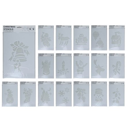 PLANTILLA DECORATIVA MOTIVOS NAVIDEÑOS 35 CMS