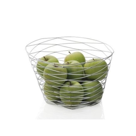 FRUTERO ESPIRAL CROMADO 27X18 CM. CC63098