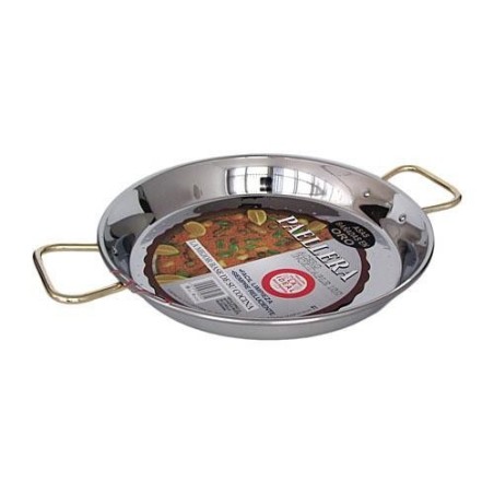 PAELLA VALENCIANA INOXIDABLE LA IDEAL 46 CM.