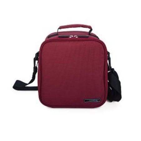 LUNCHBAG BASIC ROJA + CONTENEDOR VIDRIO 570+840 ML