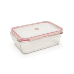 CONTENEDOR RECT.VIDRIO 840 ML. 8602-V