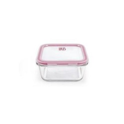 CONTENEDOR CUADRADO VIDRIO 690 ML. 8606-V
