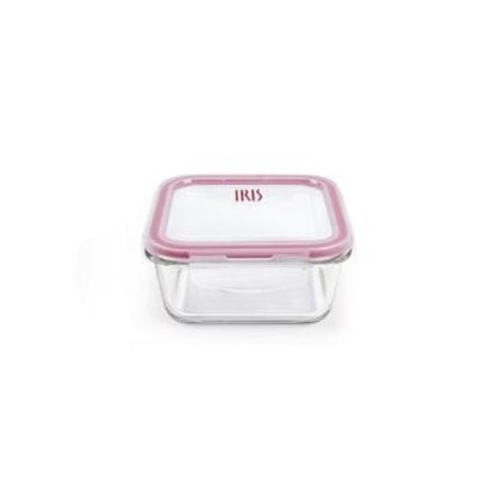 CONTENEDOR CUADRADO VIDRIO 690 ML. 8606-V